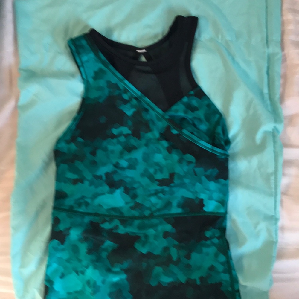 Lululemon built in bra one shoulder tank